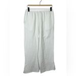 Habitat Women’s White Gauze Seaside Crop Pant Beach Resortwear Minimalist Small Photo 3
