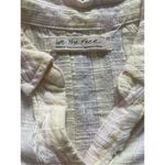 Free People We the free First Light Yellow Away at Sea Striped Frayed he… Photo 9