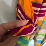 Plenty By Tracy Reese PLENTY Tracy Reese 100% Silk Striped Mini Dress Sz Small Anthropologie Rainbow Photo 9