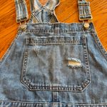 Altar'd State Altar’d State Distressed Denim Shortalls Shorts Womens XL Western Festival Y2K Photo 6