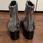 Rag and Bone 💙💖  Drea Velvet Floral Print Ankle Booties size 37.5 Photo 4