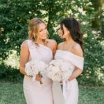 David's Bridal Bridesmaid Dress  Pink Photo 1