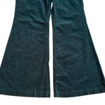 Anthropologie EUC  Pilcro Retro Flare Velvet Pants Sea Green Size 32 Photo 7