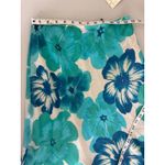 EXPRESS Vintage Y2K Blue 100% Silk Floral Phoebe Buffay Long Maxi Skirts S NWT Photo 5