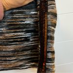 SABINE Stylish Striped Mini Women's Skirt Soft Sequins Boho Western Chic Black Photo 2