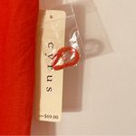 Cyrus  Wide Sleeve Orange Elastic Waist Top Size M NWT Photo 2