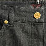 💖 Escada Y2K 2000s Black Jeans Size 8 Photo 4