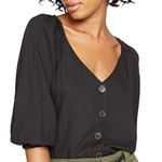 Sanctuary NWT Mercer Button Front Tee GREENSTONE Photo 0