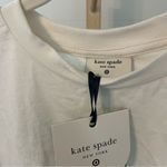 Kate Spade  New York Target Short Sleeve T-Shirt Cream‎ Medium Photo 2