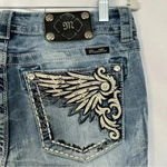 Miss Me Jeans Mid Rise Bootcut Embellished Back Pockets Cropped Womens Sz 30 Photo 9