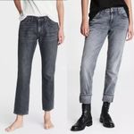 Rag and Bone Rag‎ & bone Dre lowrise slim boyfriend jeans in a washed out black/gray size 27 Photo 1