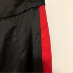 by the way. Track Pants Flared Black with Red Stripe Small Photo 2