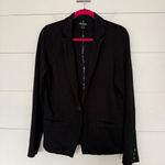 Lucky Brand  Women’s Large Black Open Cardigan Jacket Blazer Photo 0
