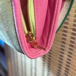 Lilly Pulitzer COPY - Green W/Pink Detailing &Gold Hardware. Bucket Purse VGUC Photo 8