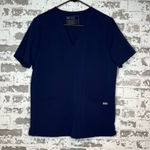FIGS | women navy blue scrub top Photo 0
