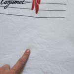 VTG 1980s Mexico Red Macaw Tee Shirt Top Single Stitch Women Large FLAW White Size undefined Photo 4