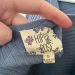 Hippie Rose  Size Large Blue Backless Sweater Photo 3