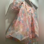 SheIn Pastel Rainbow Puff Sleeve Tulle Fairy Princess Costume Cosplay Mini Dress - LP Photo 8