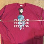 Peloton NWT  Women Oversized Crewneck Long Sleeve Logo Casual Sweatshirt Med Photo 4