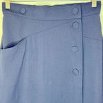 Karl Lagerfeld Vintage KL by  Virgin Wool Wrap Pencil Skirt Photo 1
