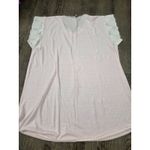 Vintage 1960s 1970s Light Pink Lace Trim Women's Night Gown Size Large Photo 4