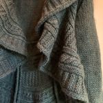 Elegant Dark Green Cardigan Made in Italy Size Large Womens Wool Sweater Photo 1