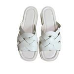 Anthropologie Pilcro x  - Woven Slide Sandals Cream Slide Sandals Sz 41 Photo 1