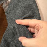 Eileen Fisher Charcoal Heather Gray Stretch Knit Elastic Waist Pant Legging XL Photo 9