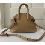 Matt & Nat Large Beige Almond Dome Convertible Crossbody Handbag READ Blue Photo 1