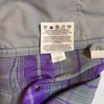Nike  Golf Women’s 10 Purple Plaid Dri-Fit Bermuda Shorts Stretch Photo 8