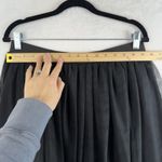 Divided H&M M Medium Midi Skirt Black Tulle Holiday Whimsigoth Fairycore Witchy Photo 6
