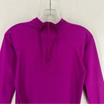 Athleta  Long Sleeve Back Zip Pullover Athletic Long Sleeve Medium Pink Photo 6