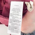 Madewell  Hayfield Double Breasted Blazer Jacket Small Maroon Cotton Jacket Boxy Photo 5