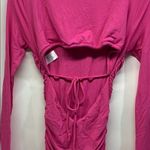 Naked Wardrobe  Elegant Pink Ruched Dress Photo 2