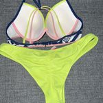 Victoria's Secret 34B Multicolor Padded Push Up Bikini Top Swim Photo 4