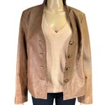 Vintage Womens Leather Jacket Western Brown Country Clothing Company Medium Photo 2
