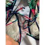 Bikini Hawaii print size medium runs small nwt Blue Photo 6