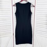 Anatomie Retro Colorblock Fleece Lined Sleeveless Sheath‎ Dress Blue Black XS Photo 8
