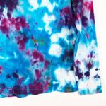 kim rogers Splash Winter  PM Medium Top Tie Dye Handmade Purple‎ Blue 538 Photo 6