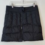 Marmot  Black Down Quilted Mini Skirt Medium Photo 5