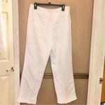 212 Collection Linen Blend Trouser Straight Wide Leg Pants White 10 Photo 1