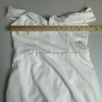 Lulus  Arienne Classic White Off-the-Shoulder Button Detail Mermaid Maxi Dress L Photo 10