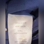 Hutch Molly Gown Navy Gold Sparkly Chiffon Ruffled Tiered Maxi Dress Sz 2 Photo 8