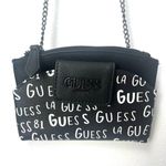 Guess Black & White Logo Print CrossBody Chain Strap Mini Sholder Purse wallet Photo 0