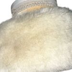 Liz Claiborne new beige suede coat with zip up front and faux fur trim! Photo 4