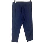 J.Crew Women’s Point Sur Seaside Pant Size 4 in Navy Blue Cotton Twill Photo 1
