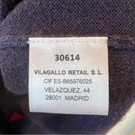 Size Large Vilagallo Intarsia Stars Embellished Sweater in Navy Blue Photo 3