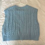 Light Blue Cropped Sweater Photo 2