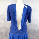 Laurence Kazar New York Womens Beaded Dress 1X Vintage Evening Gown Formal Photo 6