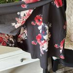 Free People intimately mini slip dress v neck gray floral BoHo western Sββ Photo 6